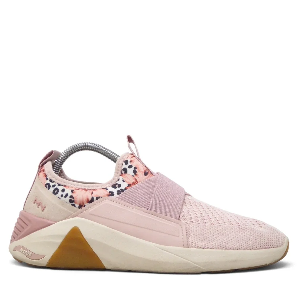 Mark Nason A Linear Kenley Womens Sneakers Pink Arch Fit Slip On Floral 8.5